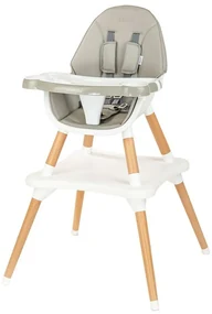 Nowe krzesło dziecięce Grace 3w1 szare, 61 x 101 x61 cm