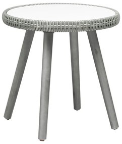 Jasnoszary zestaw mebli ogrodowych Bistro – Unique Furniture