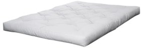 Biały średnio twardy materac futon 140x200 cm Coco Natural – Karup Design