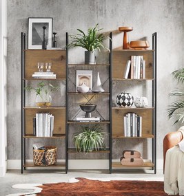 Duży industrialny regał dąb artisan C0-W71