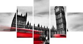 Obraz - Houses of Parliament w Londynie (125x70 cm)