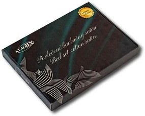 Kvalitex Pościel satynowa Luxury Collection jasnoszary, 140 x 200 cm, 70 x 90 cm