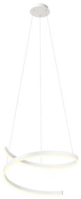 Redo 01-4013 - ściemnialny żyrandol LED na lince SCROLL LED/38W/230V biały