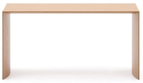 Stolik w dekorze dębu w jasnym naturalnym kolorze 45x90 cm Litto – Kave Home