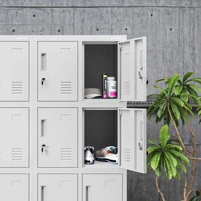 Szafa skrytkowa socjalna BHP podwójna ROBERT 2 Plus 559 x 1720 x 450 mm