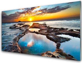 Panel Kuchenny Blask Słońca Na Morskiej Tafli