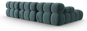 Morska aksamitna sofa 285 cm Bellis – Micadoni Home