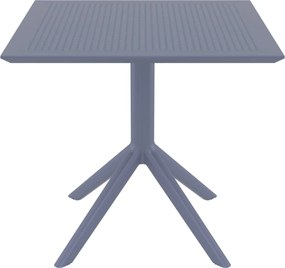 Kwadratowy stół kawiarniany z plastiku Sky Table 80