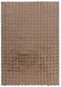 Brązowa syntetyczna skóra 160x230 cm Waffle Faux Fur – Flair Rugs