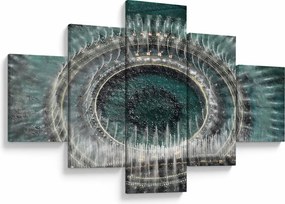 Obraz fontanny (125x70 cm)