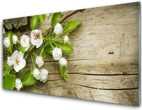 Szkło do Kuchni na Ścianę Pastelowa Kompozycja Roślinna