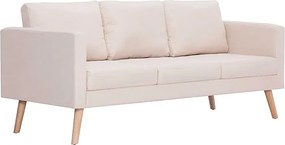 Trzyosobowa kremowa kanapa T6-D88