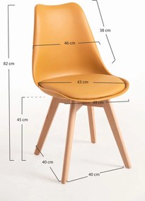 Zestaw 6 Krzese Synk Basic