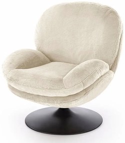 Kremowy nowoczesny fotel wypoczynkowy N2-P09