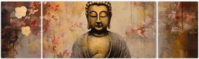 Obraz - Budda, malarstwo (170x50 cm)