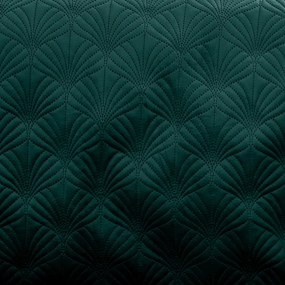 Zielona narzuta pikowana 220x230 cm Art Deco Pearl – Catherine Lansfield