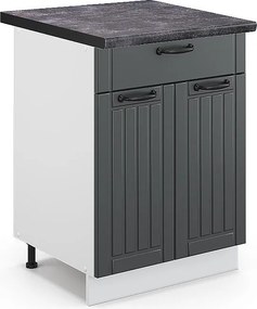 Szafka dolna do kuchni antracytowy domek wiejski 60x60x82 fame-line