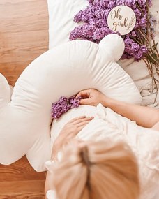 Poduszka do karmienia Velvet Bunny gray