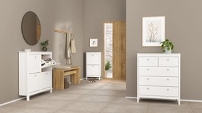 Elegancka szafka na obuwie Madrid biały mat