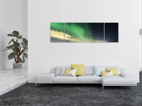 Obraz zorzy polarnej (170x50 cm)