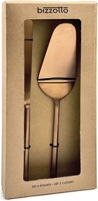 Zestaw noża i łopatki do ciast 2 szt. ze stali nierdzewnej Hestia – Bizzotto