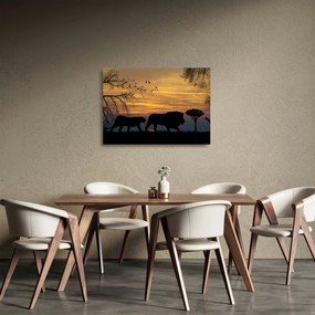 Obraz na szkle - Safari (70x50 cm)