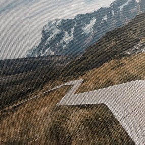 Obraz - Chodnik w dolinie góry Mt. Cook (125x70 cm)