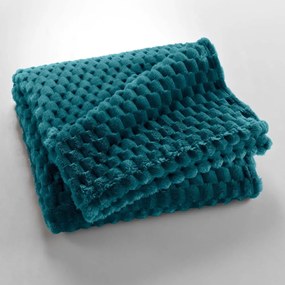 Niebieski koc z mikfroflaneli 125x150 cm Mini Frosty – douceur d'intérieur