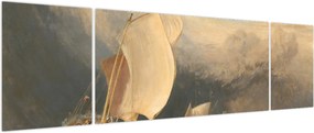 Obraz - William Turner, Fishing Boats with Hucksters Bargaining for Fish, reprodukcje (170x50 cm)