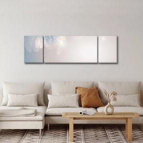 Obraz - Zaśnieżone kwiaty (170x50 cm)