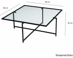 Stolik konferencyjny Sun Black