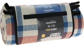 Koc piknikowy Redcliffs Dice czerwono-niebieski,150 x 180 cm