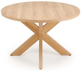 MORUS stół okrągły naturalny 120 cm, 4-osobowy