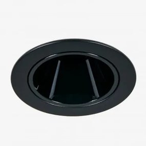 Downlight Led Wpuszczany Z Okrągłą Ramką Ø5 Cm Do Użytku Zewnętrznego, Wykonany Z Aluminium Luisiana Biała Ciepła 2700 K & Czarna & 3 W & 38º - Sklum