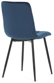 Zestaw krzeseł do jadalni CT-281 BLUE4, 4 szt.
