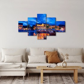 Obraz nocnego miasta Hoi An w Wietnamie (125x70 cm)