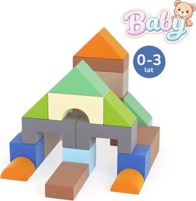 Zestawy piankowy do zabawy dla maluchów Happy Castle Baby Max