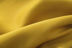 Żółta zasłona OXFORD 140x250 cm Zawieszanie: Taśma z wiązaniami