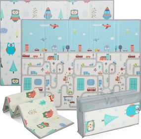 AIYAPLAY Mata dla niemowląt, motyw zwierząt, pianka, 1,5 cm wyściółki, antypoślizgowa