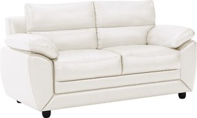 Kanapa 2-osobowa MANOA z ekoskóry– Biały