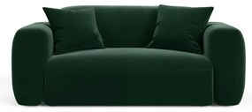 Ciemnozielona aksamitna sofa 180 cm Strino – Cosmopolitan Design