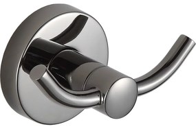 Mexen Remo podwójny haczyk na ręcznik, black chrome - 70507352-73