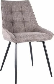 Krzesło tapicerowane KLIF BJORN beżowe