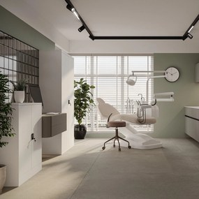 Szafka biurowa na dokumenty Beata 90x40x93 cm biała