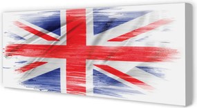 Obraz drukowany na płótnie Brytyjska Flaga Union Jack