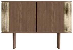 Brązowa niska komoda w dekorze dębu 109x75 cm Treasures – UMAGE