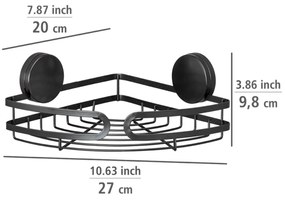 Półka pod prysznic PAVIA Static-Loc, narożna, WENKO