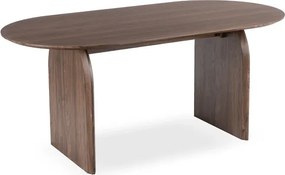 Stół Owalny TINO 190 cm Orzech Japandi