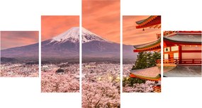 Obraz - Fujiyoshida, Japonia (125x70 cm)