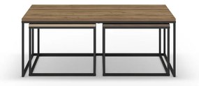 Stoliki zestaw 3 szt. 60x110 cm Camelia – Marckeric